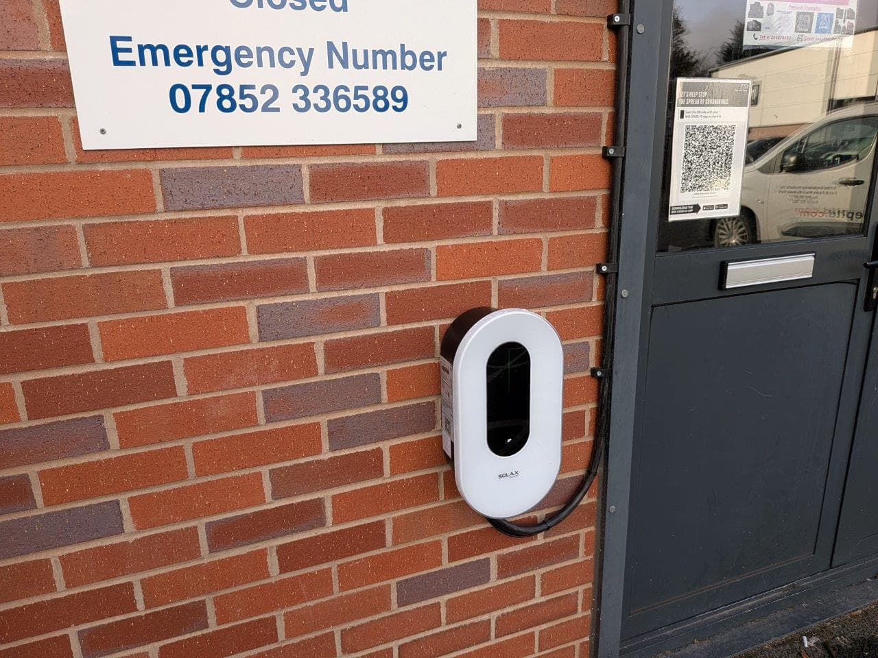 Commercial EV charger installation in Bolton