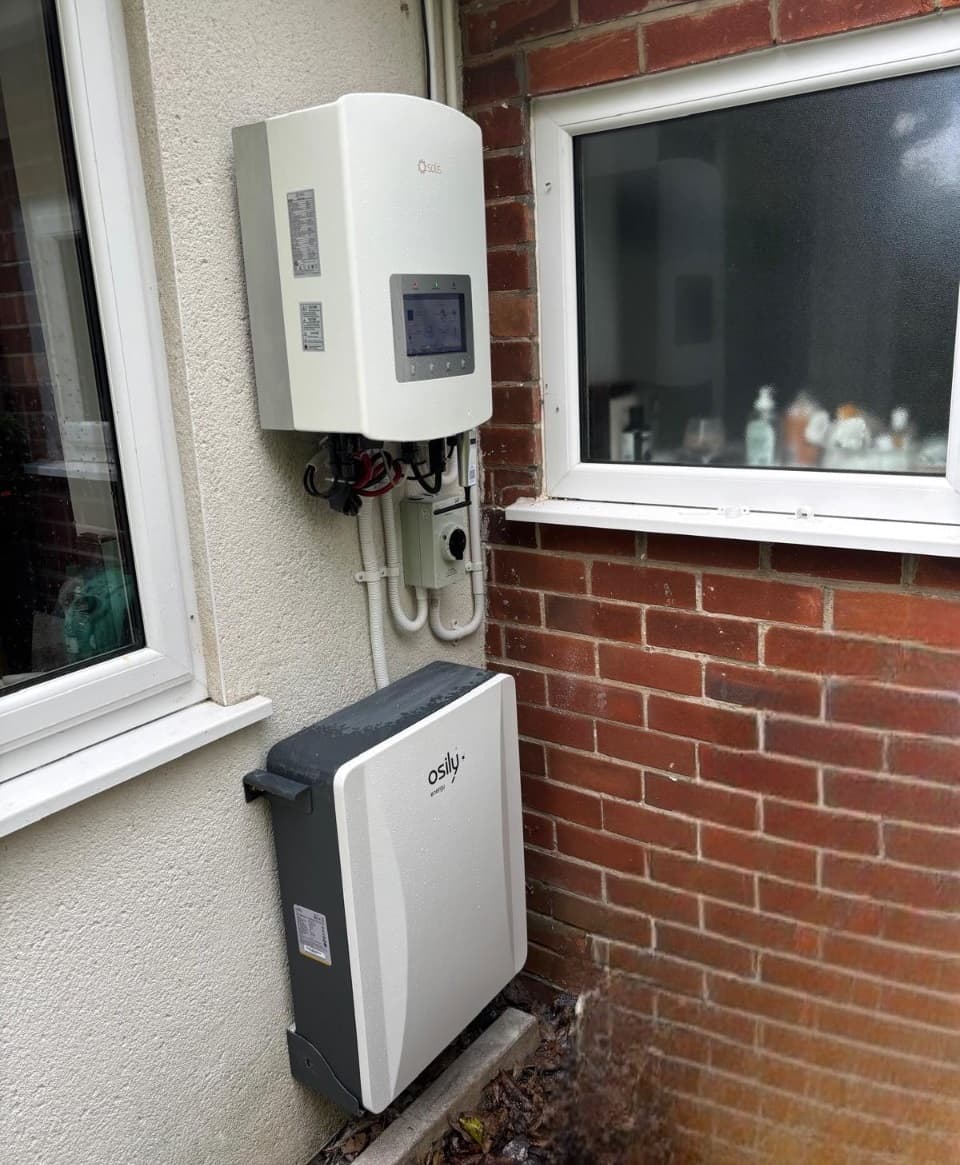 Domestic solar panel installation in Penwortham