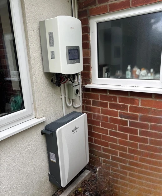 Domestic solar panel installation in Penwortham
