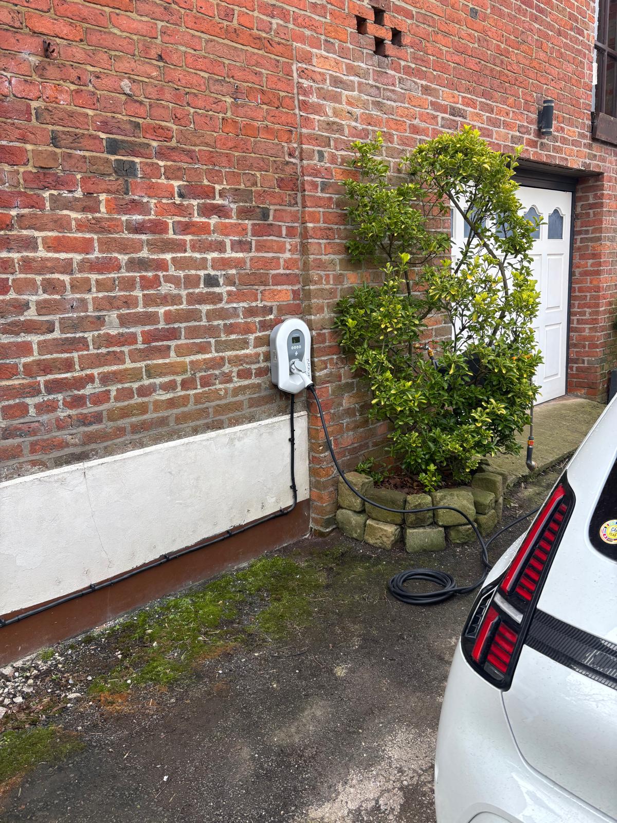 Zappi EV charger installation in Preston