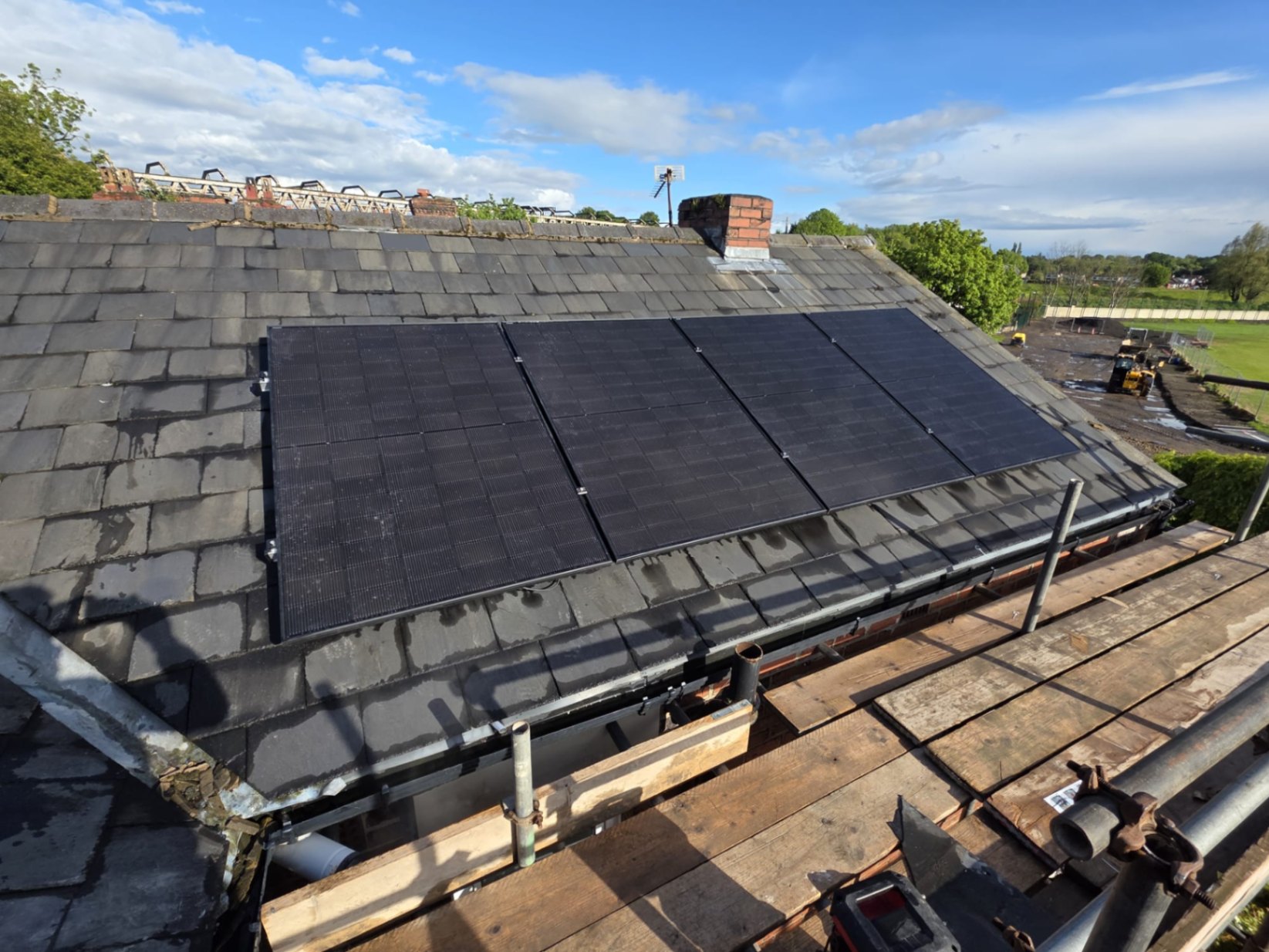 Solar PV panel detail